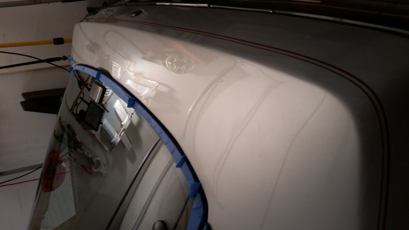 After. There are some points of pitting and one quarter-sized spot where the clear had failed completely and basecoat is probably exposed; overall much better than it was.